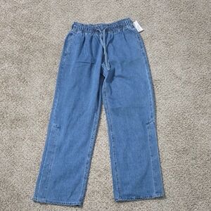 Forever 21 Light Blue Denim Joggers